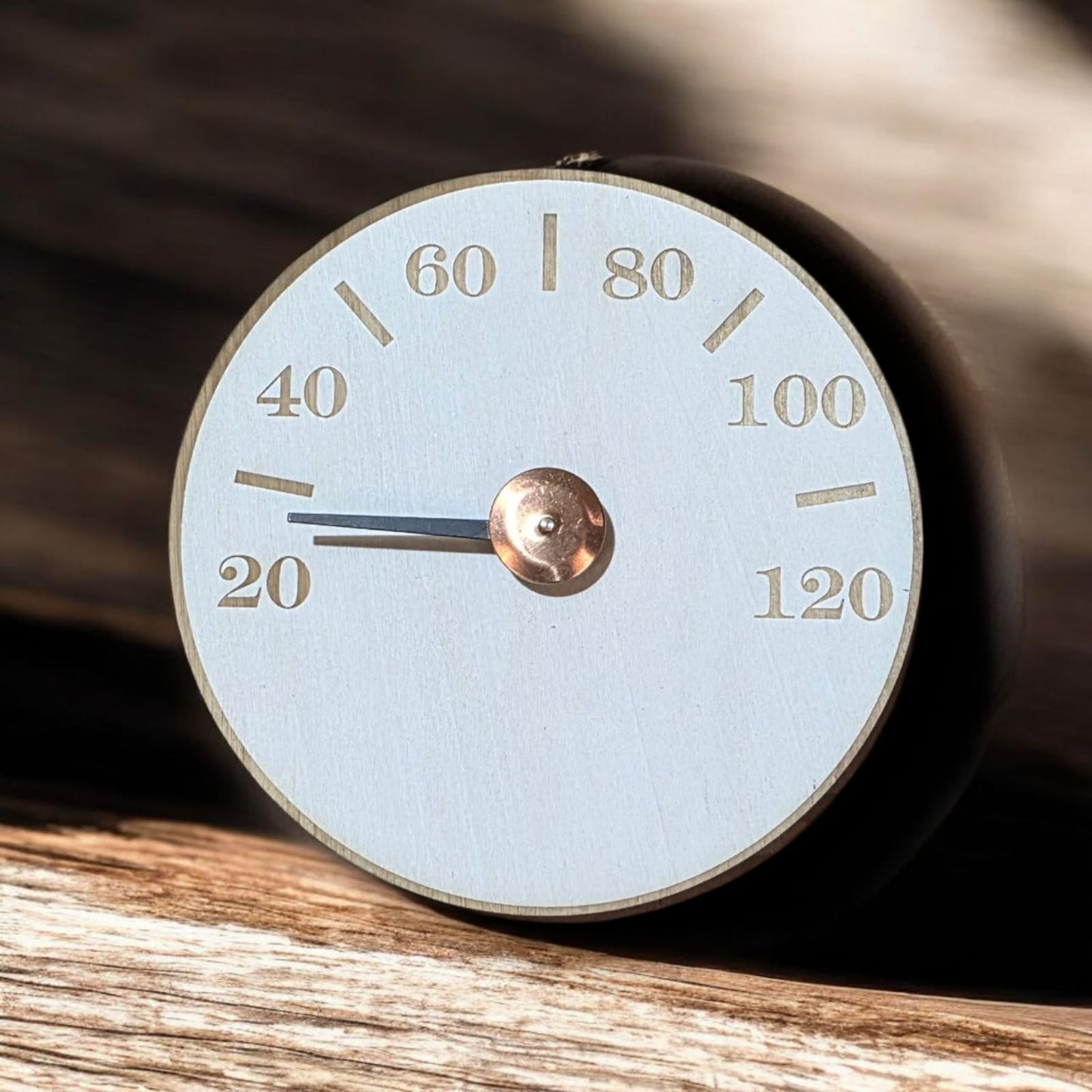 Saunamittari valkoinen