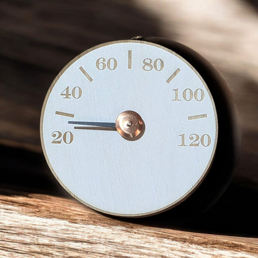 Saunamittari valkoinen